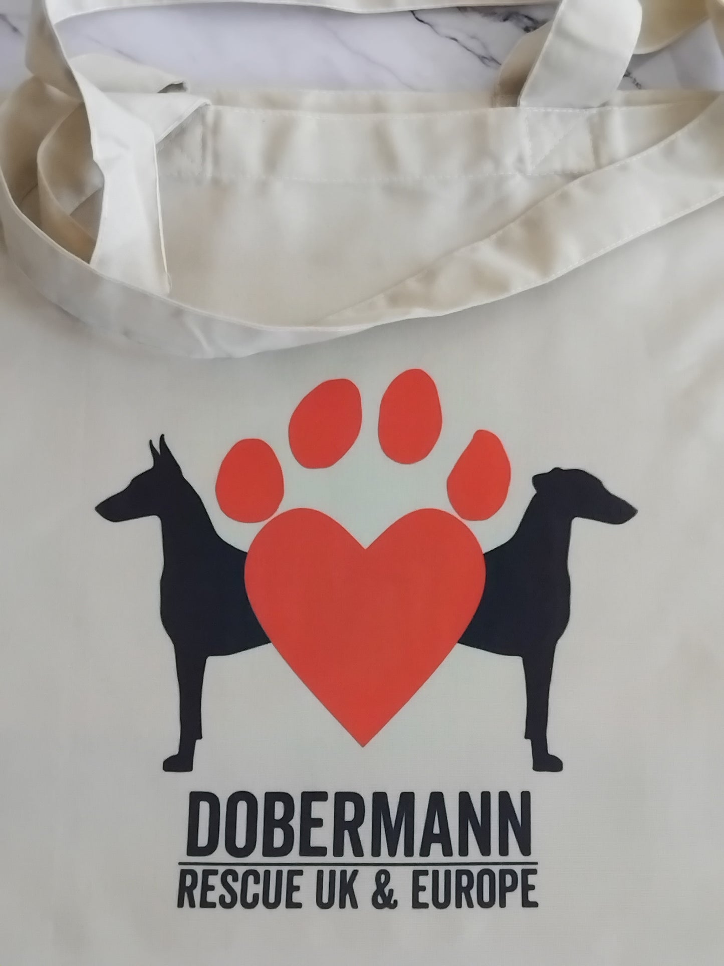 Natural Soft Tote Bag with our branding